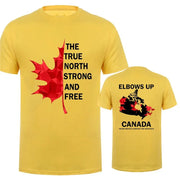 Elbows Up - True North Strong and Free Proud Canadian T-Shirt