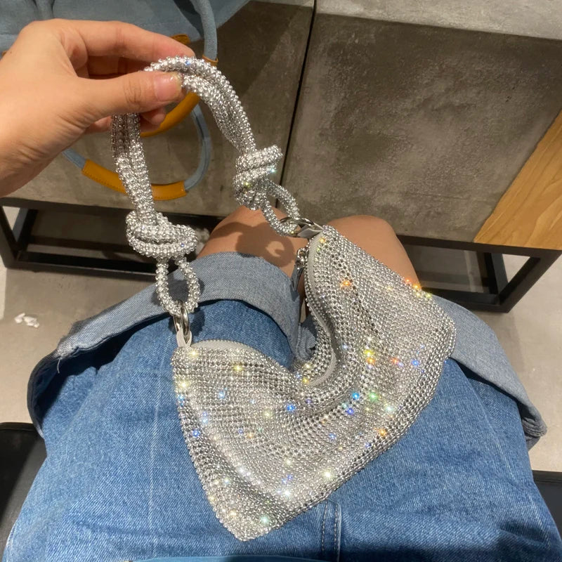 Crystal Hobo Evening Bag | OWNLUXE
