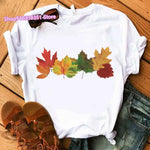 Load image into Gallery viewer, Fashion Canada Maple Leaf Flag Print Women T-Shirt O-Neck Short Sleeve | OWNLUXE
