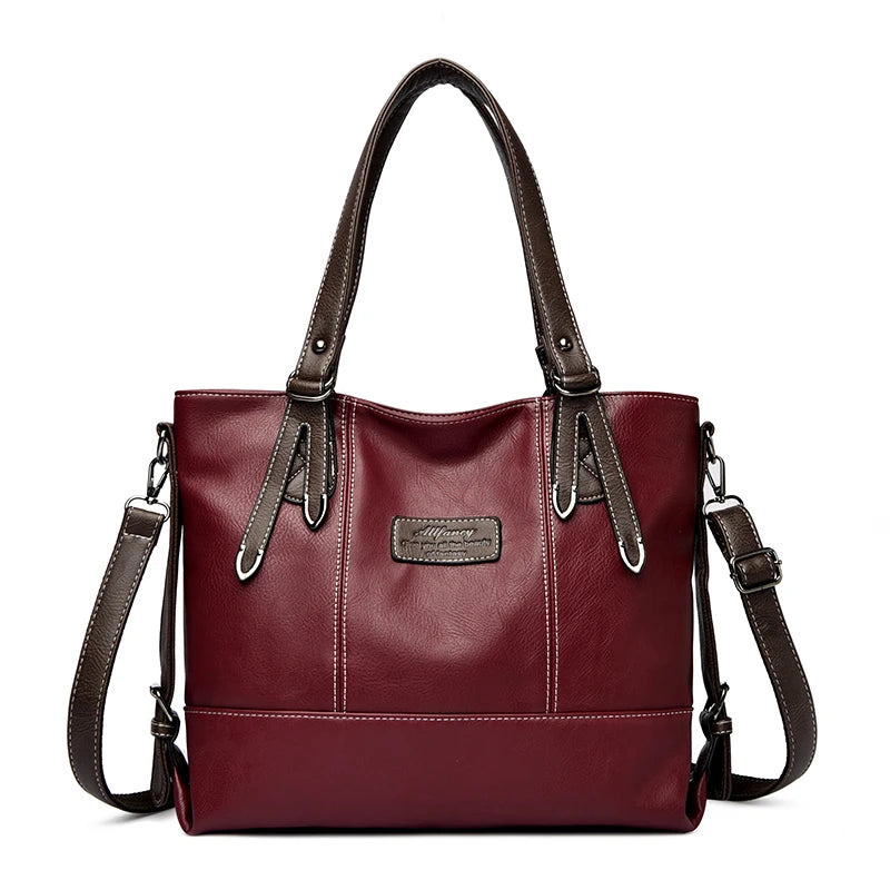 Four Arrows Luxury Handbag – Top Quality PU Leather Designer Shoulder Crossbody