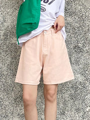 High Waist Denim Shorts – Oversized Wide Leg