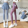 Women's High-Waist Seamless Leggings (Blue) | OWNLUXE