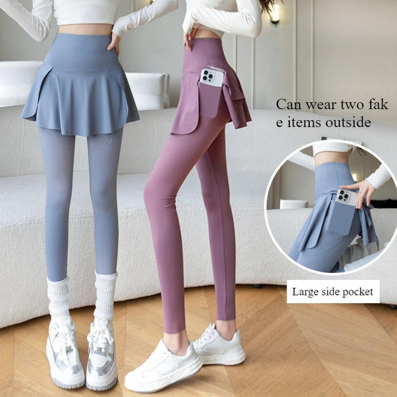 Seamless High-Waist Pocket Yoga Leggings | OWNLUXE