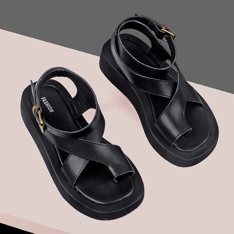 Women's Leather Sandals (Pink) – Shop at OWNLUXE