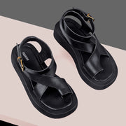 Women's Leather Sandals (Pink) – Shop at OWNLUXE