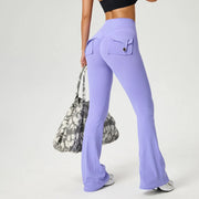 Yoga Pocket Flared Sport Leggings | OWNLUXE