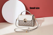 Vintage Signature Plaid Tote Bag - Luxury Shoulder Handbag