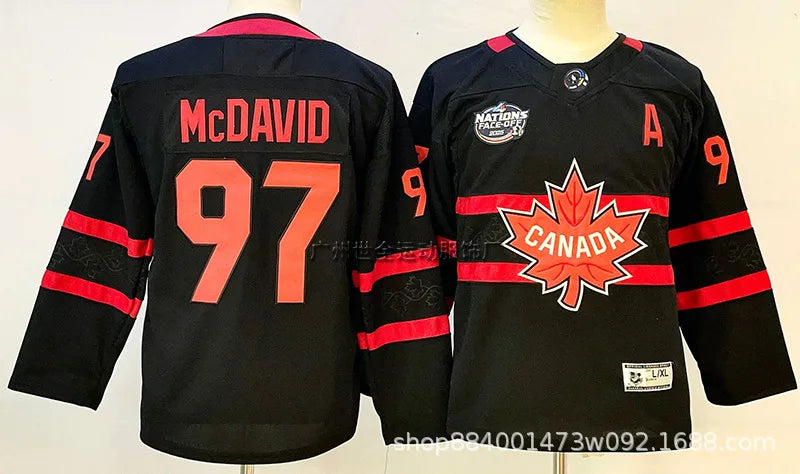 Canada Team Ice Hockey Jersey – Embroidered Training Uniform