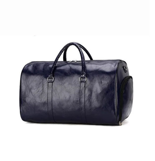 PU Leather Travel Duffle Bag – Lightweight & Spacious Weekender