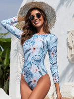 Load image into Gallery viewer, Woman Swimsuits 2025 Rash Guard Long Sleeve Swimwear Women One-Piece Swimsuit Sports Swimming Bathing Suit Beach Wear Monokini
