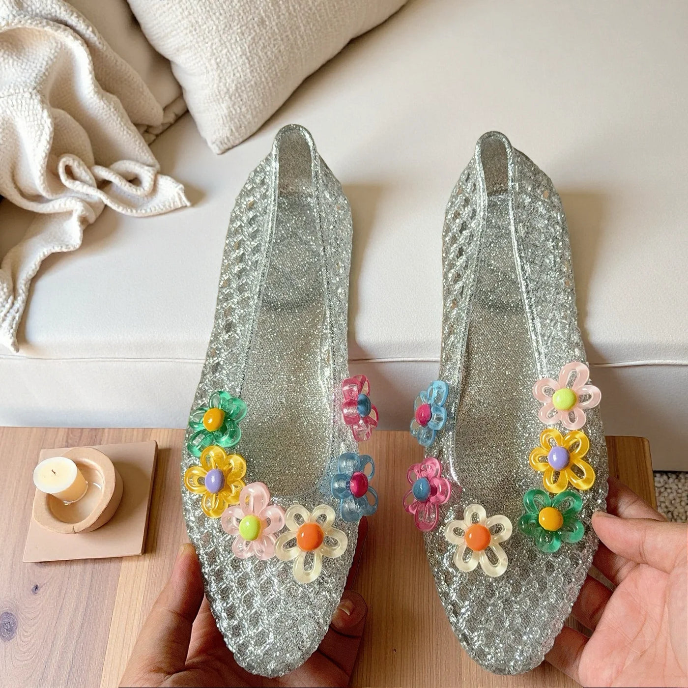 Women's Pointed Toe Sandals Flat – Shop at OWNLUXE