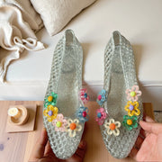 Women's Pointed Toe Sandals Flat – Shop at OWNLUXE