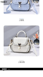 Load image into Gallery viewer, Genuine Leather Tote Bag - Bow Detail Bucket Bag
