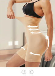 High-Waist Tummy Control Shaper Shorts - Butt Lifter Shapewear