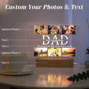 Custom Acrylic Lamp Personalized Photo Text Bedroom | OWNLUXE