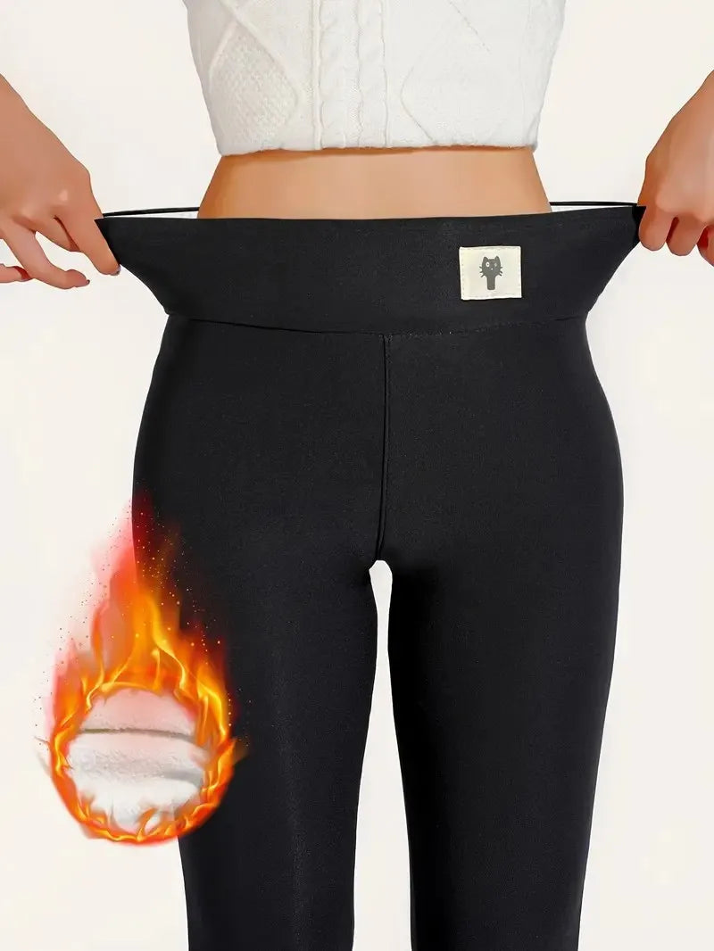 High-Waist Velvet Leggings | OWNLUXE