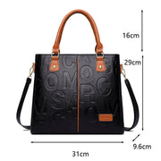 Large Capacity Travel Satchel - Designer PU Leather Crossbody Tote | OWNLUXE