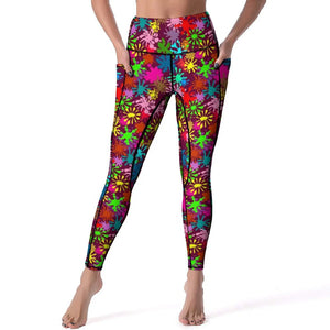 Women's High-Waist Printed Leggings – Stretchy, Comfortable & Casual