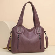 Spacious Leather Removable-Strap Crossbody Bag | OWNLUXE