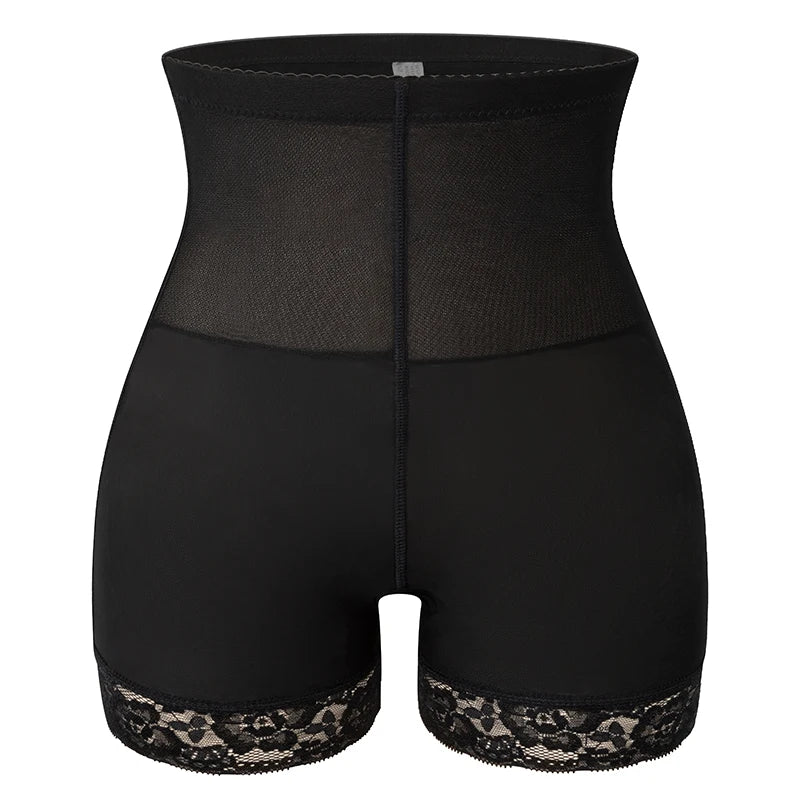 High Waisted Padded Butt Lifter Shapewear - Tummy Control Panty