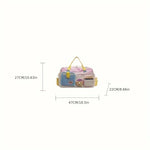 Load image into Gallery viewer, 👜 Oxford Travel Duffle Bag | Sac de voyage en toile Oxford
