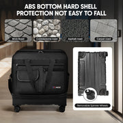 Foldable Rolling Travel Bag – Expandable Large Luggage