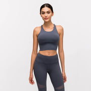 Supportive Nylon Push-Up Sports Bra | OWNLUXE