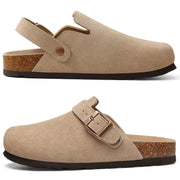 Women's Adjustable Leather Slippers (Black No Strap) – Shop at OWNLUXE