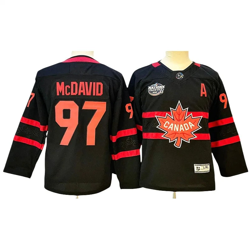 Canada Team Ice Hockey Jersey – Embroidered Training Uniform