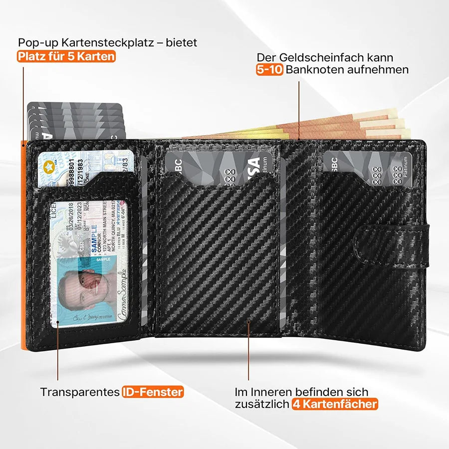 RFID-Protected Card Holder Wallet | OWNLUXE