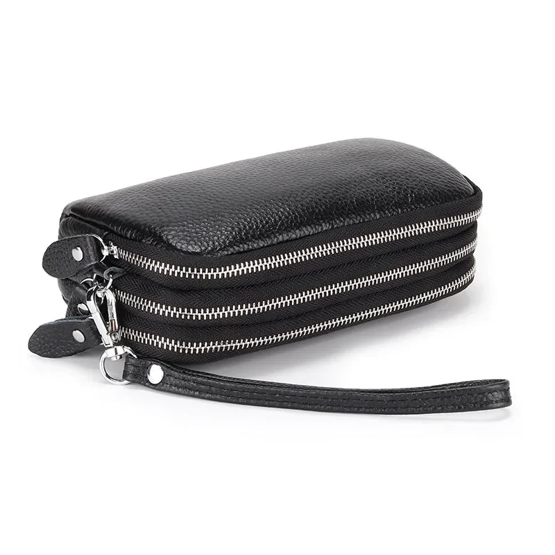Spacious Genuine Leather Long Wallet | OWNLUXE