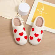 Winter Plush Family House Slippers – Warm Non‑Slip Slides