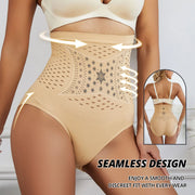 Seamless Tummy-Control Cutout High-Waist Body Shaper | OWNLUXE
