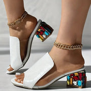 Back‑Strap Casual Heeled Sandals for Everyday Wear
