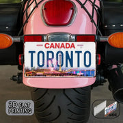 Vintage Toronto CN Tower License Plate – Metal Wall Decor