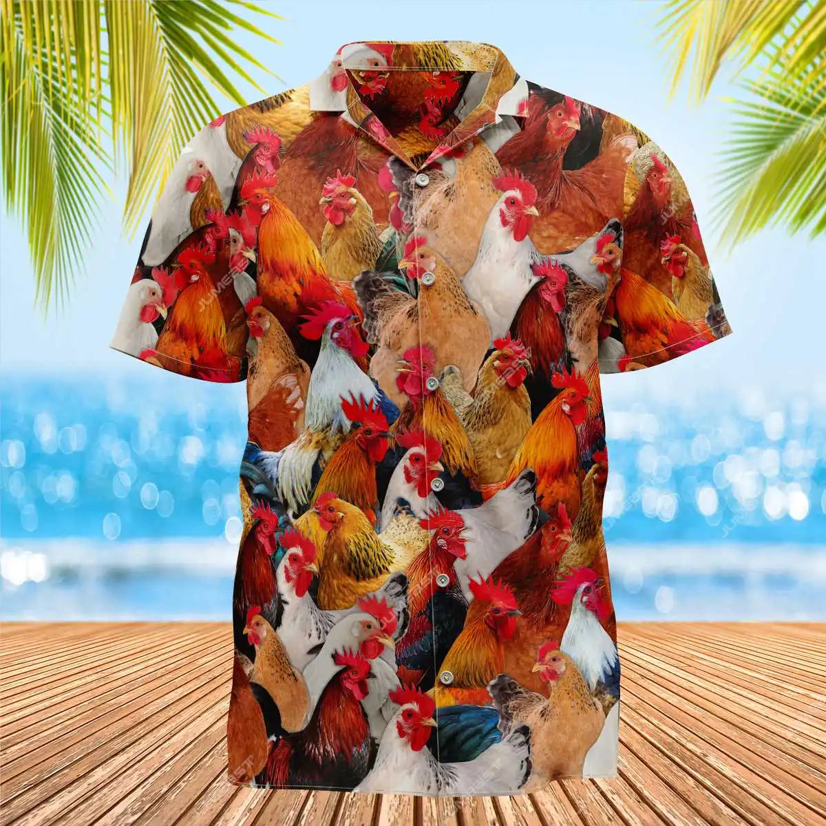 Jumeast Maple Leaf Men Hawaiian Aloha Shirt Beer 3D | OWNLUXE