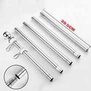 1PC Wall Mounted Mount Telescopic Flag Pole Top House Wall Bracket Base 6Ft Stand Flagpole Collapsible Yard Banner Holder