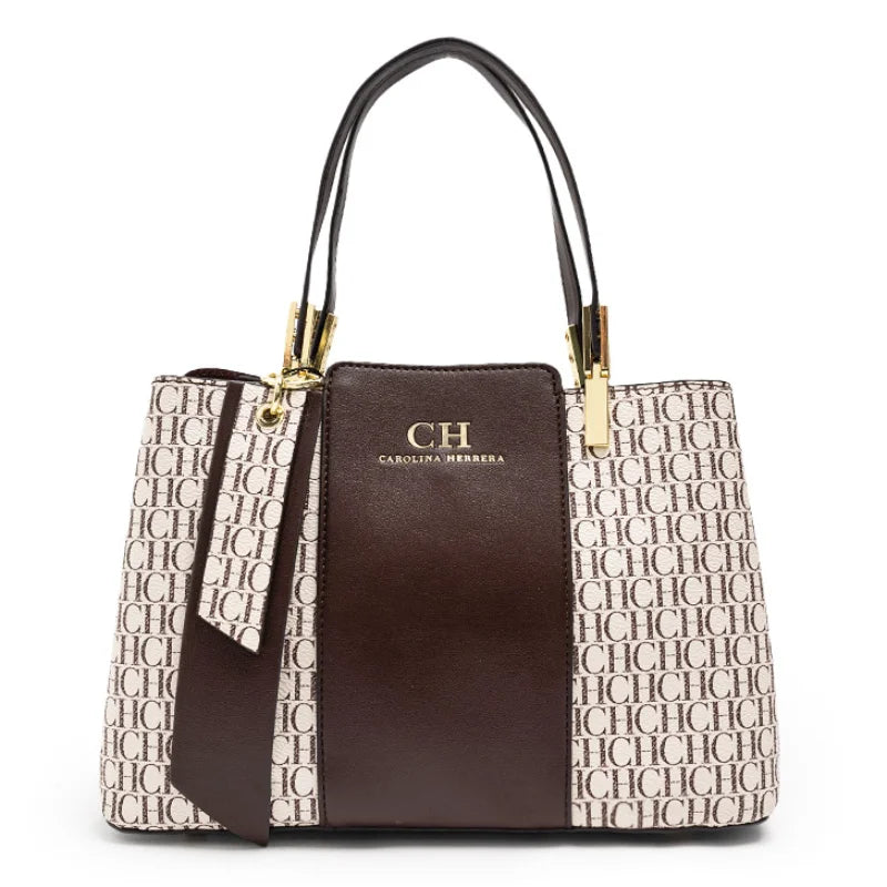 CH Large Capacity Tote Bag – Versatile Letter Design Crossbody | OWNLUXE