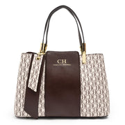 CH Large Capacity Tote Bag – Versatile Letter Design Crossbody | OWNLUXE