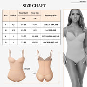Tummy Control Shapewear Bodysuit with Bra & Butt Lifter