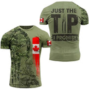 Canada Camouflage T Shirt Men ARMY VETERAN Combat Tops 3D Military Camo Print Canadian Soldiers T-shirt Beige Field Short Sleeve