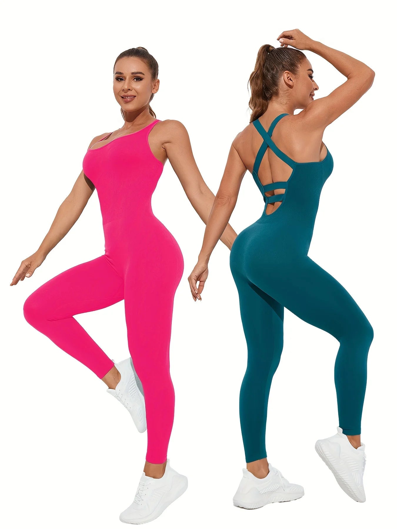 Women’s Seamless Tummy Control Bodysuit with Crisscross Back