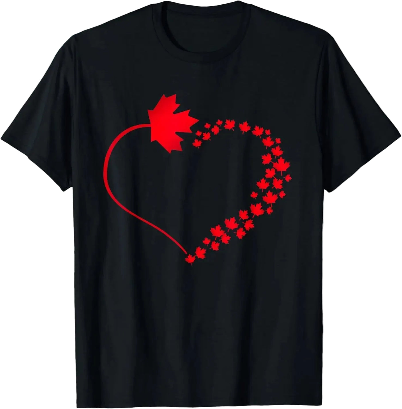 Maple Leaf Heart Canada Pride T-Shirt – Unisex Cotton Tee | OWNLUXE