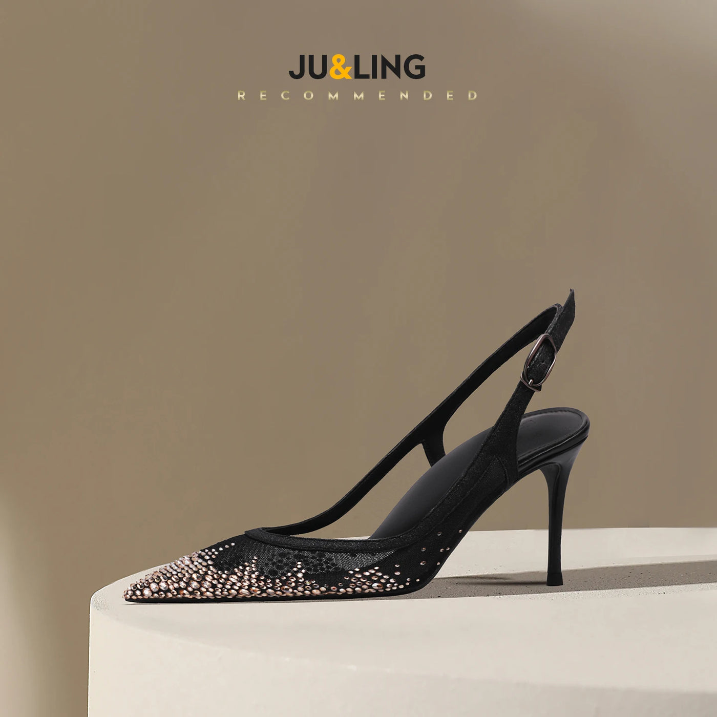 Women's High-Heel Mesh High Heels (Naked 8Cm) | OWNLUXE