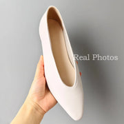 Women's Pointed Toe Leather Pumps – Shop at OWNLUXE