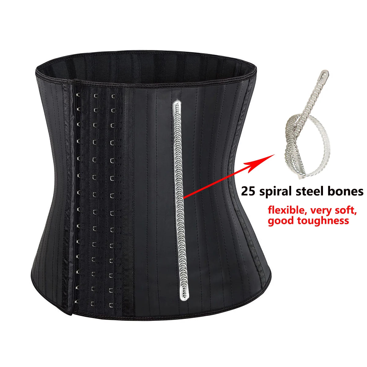 Steel-Bone Latex Underbust Waist Trainer | OWNLUXE