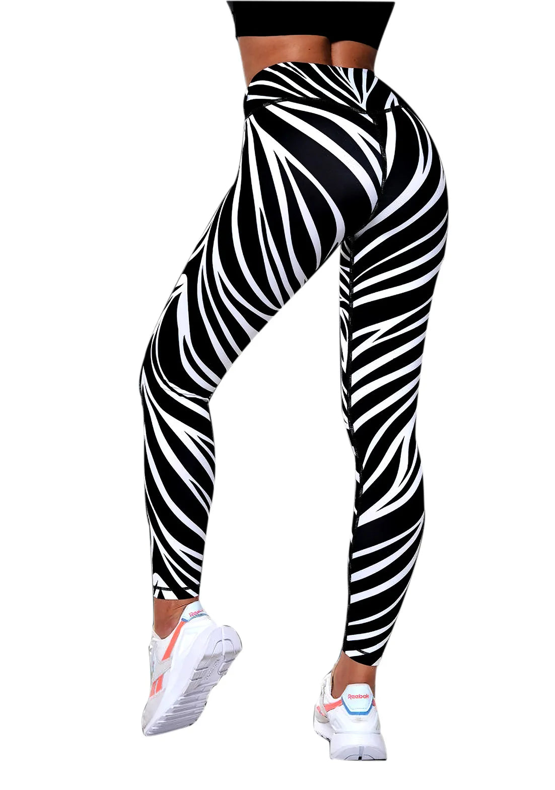 Seamless High-waisted Nude Felling Printed Pants Women's | OWNLUXE