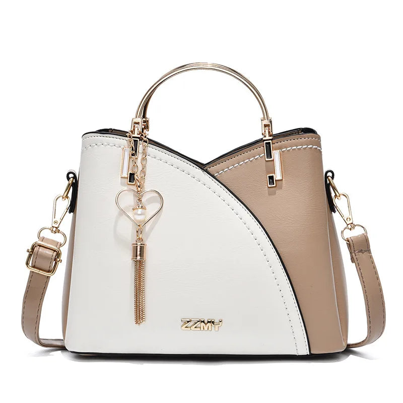 Patchwork Satchel Bag – Stylish & Versatile | Sac Patchwork – Élégant & Polyvalent