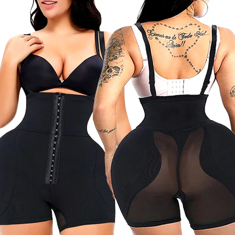 Padded Hip Enhancer Bodysuit Butt Lifter Shapewear