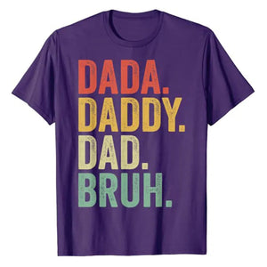 Dad Bruh Vintage Tee – Funny Father’s Day Shirt | T-shirt humoristique pour papa – Fête des Pères